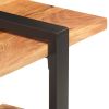 TV Cabinet 51.2"x15.7"x15.7" Solid Acacia Wood - Brown