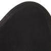 Foldable Butterfly Chair Black Real Leather - Black