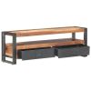 TV Cabinet 47.2"x11.8"x15.7" Solid Wood with Sheesham Finish - Brown