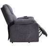 Orisfur. Power Lift Chair for Elderly with Adjustable Massage Function; Recliner Chair with Heating System for Living Room YJ - WF197819AAE