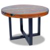 Coffee Table Teak Resin 23.6" - Brown