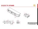 Elling TV Stand in Walnut & Black XH - 91235