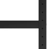 Work Bench Frame Metal 31.5"x22.4"x31.1" Black and Red - Black