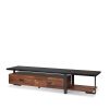 Elling TV Stand in Walnut & Black XH - 91235