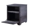 Kamilia End Table; Antique Black - 85967