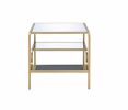 Astrid End Table in Gold & Mirror XH - 81092