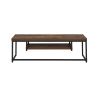 Bob TV Stand in Weathered Oak & Black - 91780