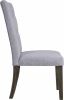 Merel Side Chair (Set-2) in Gray Fabric & Gray Oak - 70168