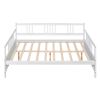 Full Size Daybed with Support Legs - White