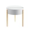 Bodfish End Table; White & Natural YJ - 83217