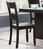 Haddie Side Chair (Set-2); Distressed Walnut (2Pc/1Ctn) YJ - 72212