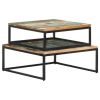Nesting Coffee Tables 2 pcs Solid Reclaimed Wood - 320390