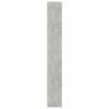 5-Tier Book Cabinet Concrete Gray 15.7"x9.4"x68.9" Engineered Wood - Grey