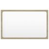 Bathroom Mirror Sonoma Oak 23.6"x0.6"x14.6" Engineered Wood - Brown