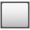 Bathroom Mirror Gray 15.7"x0.6"x14.6" Engineered Wood - Grey