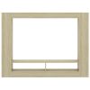 TV Cabinet Sonoma Oak 59.8"x8.7"x44.5" Engineered Wood - Brown