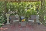 [Only For Pick Up] 3 Piece Rattan Seating set with Cushions - brown