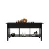 Lift Top Coffee Table-Black - as Pic